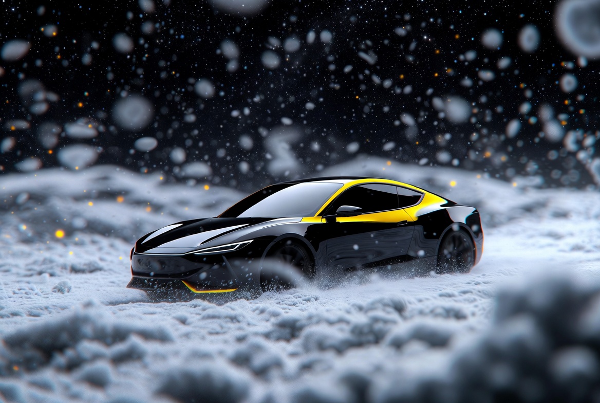 NEOWAX Hero Teaser – Auto im Schnee